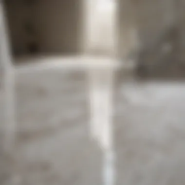 Marble Tile Luxury Luxurious marble tile flooring enhancing the bathroom ambiance