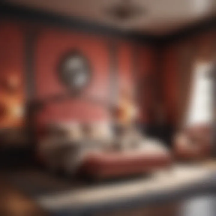 Vibrant Personal Style Bedroom A vibrant bedroom reflecting personal style through color choices