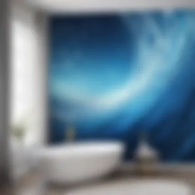 Abstract Serenity in Blue Abstract Serenity in Blue Wall Mural