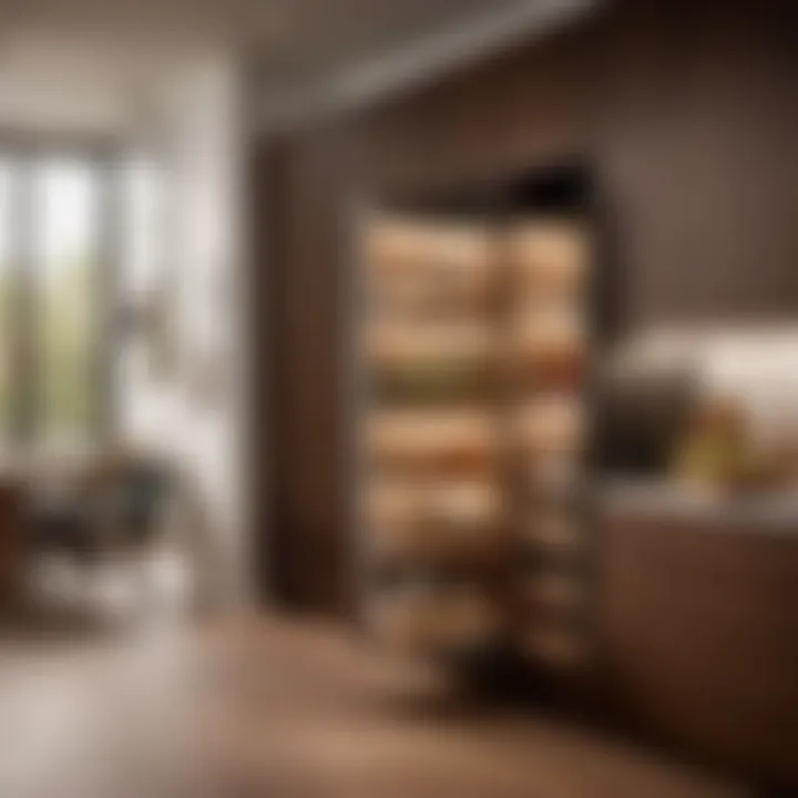 Innovative Smart Storage Solutions in Kitchen Cabinetry Elegant Kitchen Cabinetry with Integrated Smart Storage Solutions