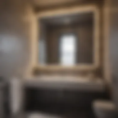 Optimized layout for small bathrooms