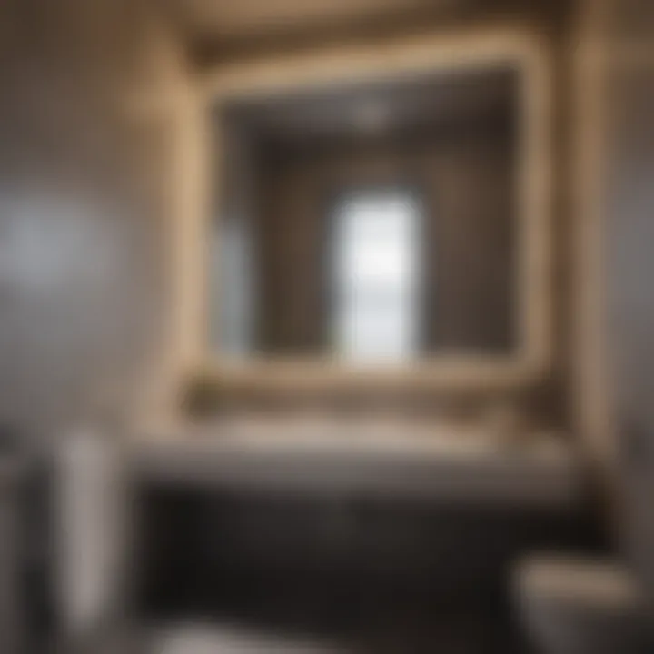 Optimized layout for small bathrooms