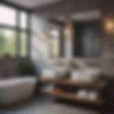 Stylish Yet Affordable Bathroom Design Stylish budget bathroom with modern decor