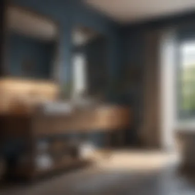 Blueprint of a bedroom with attached bathroom