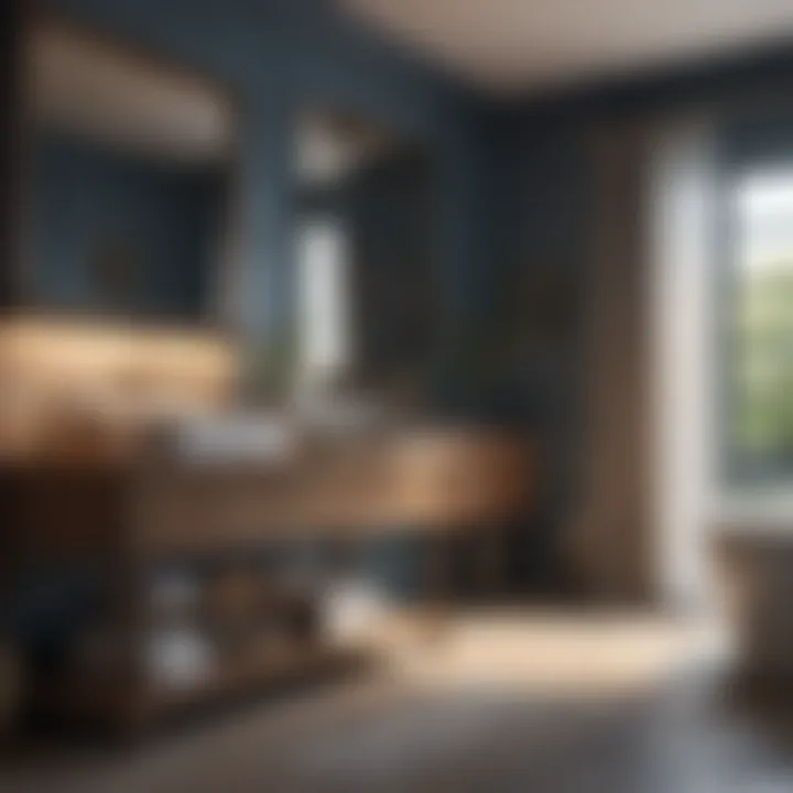 Blueprint of a bedroom with attached bathroom