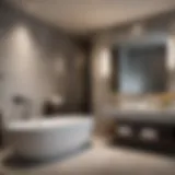 Luxurious ensuite bathroom design