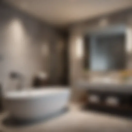 Luxurious ensuite bathroom design