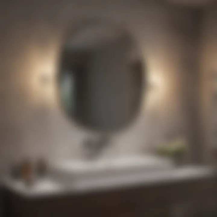 Modern bathroom fixtures and decor