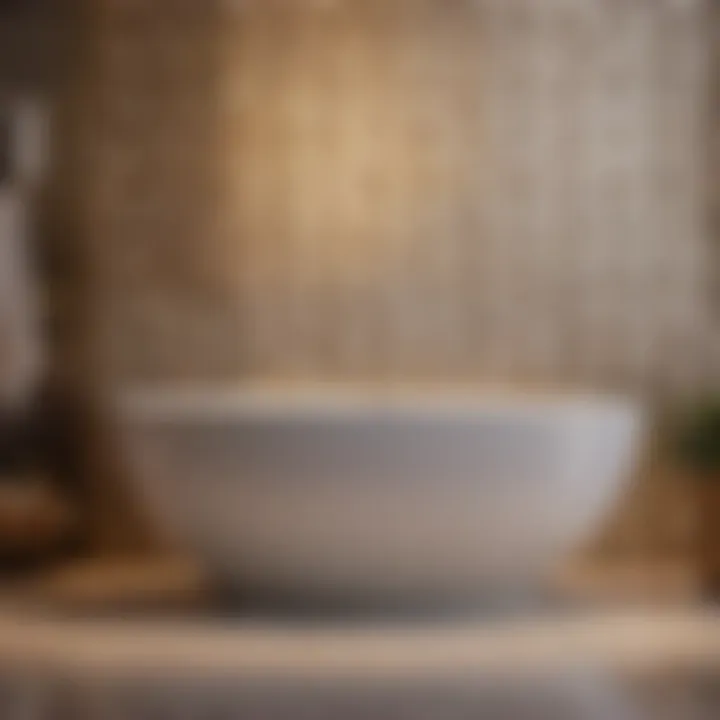 Pristine Finish on Bathroom Tiles Achieving a pristine finish on bathroom tiles
