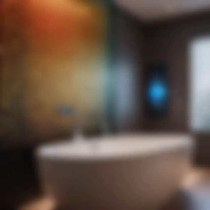 Advanced thermal imaging technology revealing hidden water leak