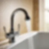 Aerator Removal Mechanism in Bathroom Faucet