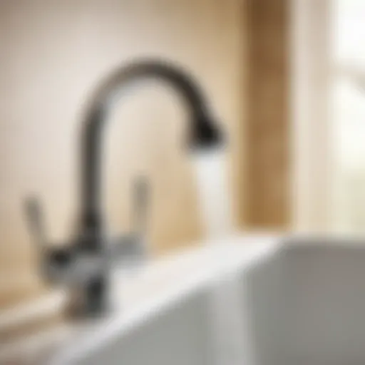 Aerator Removal Mechanism in Bathroom Faucet