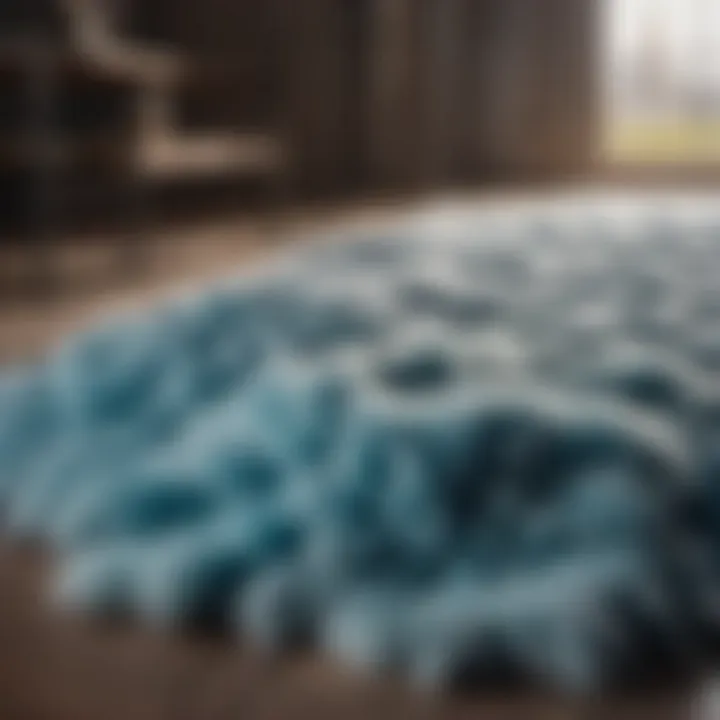 Down coat drying with air fluff technique
