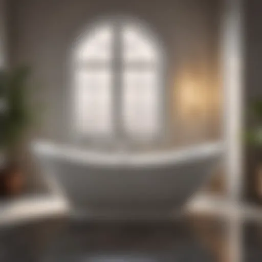 Elegance of Akdy Bathtub Elegant design of Akdy freestanding soaking bathtub