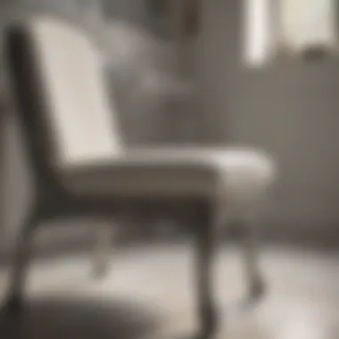 Durable Bathroom Chair Materials Close-up of durable materials used in bathroom chairs available on Amazon