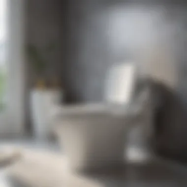 Modern Ergonomic Bathroom Chair A stylish modern bathroom chair showcasing ergonomic design and comfort
