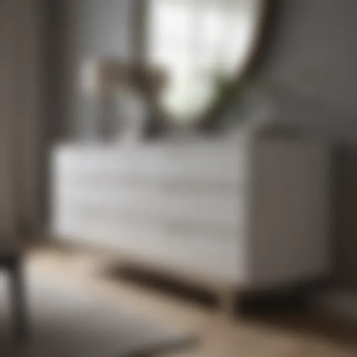 Sleek Minimalist Dresser Modern minimalist dresser with sleek design