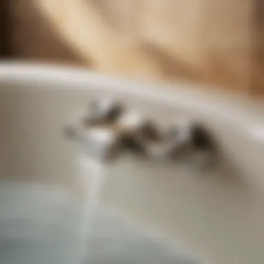 Craftsmanship in Materials High-quality material used in American Standard bathtub handle