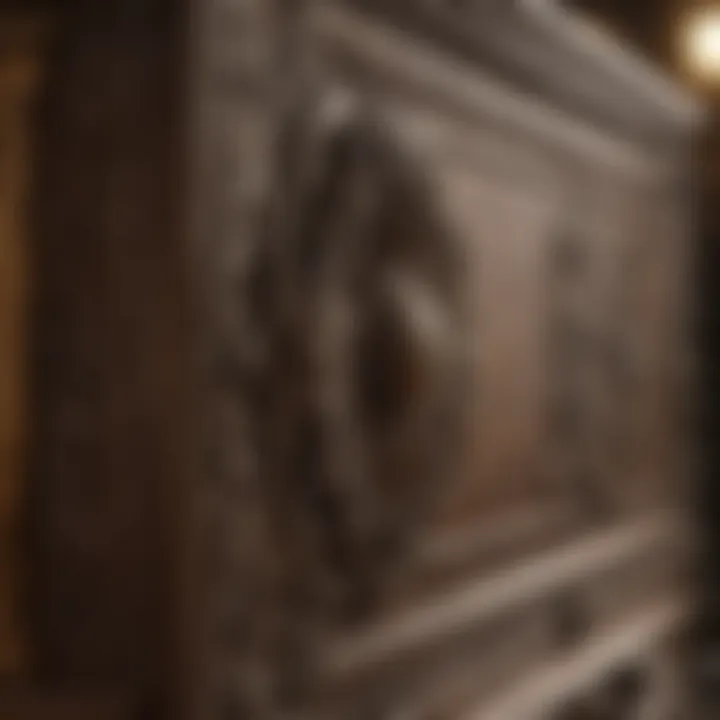 Craftsmanship in Focus: Amini Materials Close-up view of Amini bedroom set materials and craftsmanship