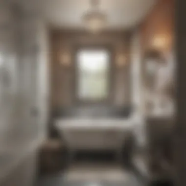 Home Depot's bathroom renovation display