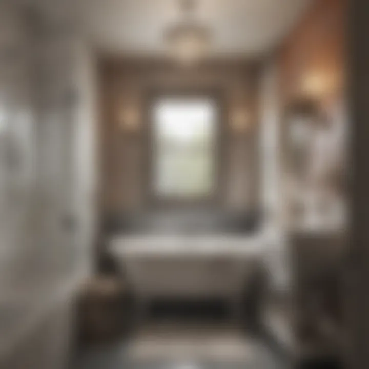 Home Depot's bathroom renovation display