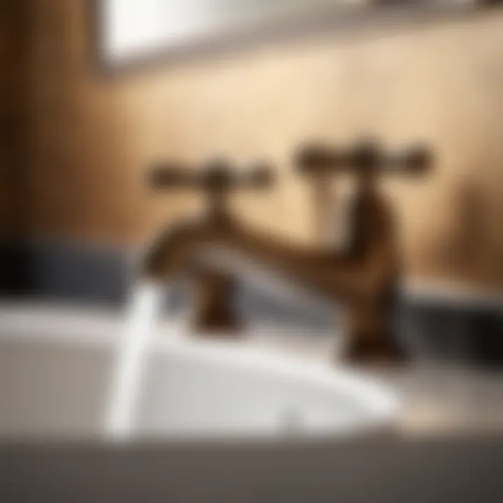 Antique Elegance of a Bronze Faucet Antique Bronze Faucet Enhancing Bathroom Elegance