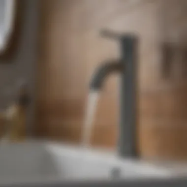 Premium Materials in Aqua Source Faucets Aqua Source faucet highlighting premium materials used