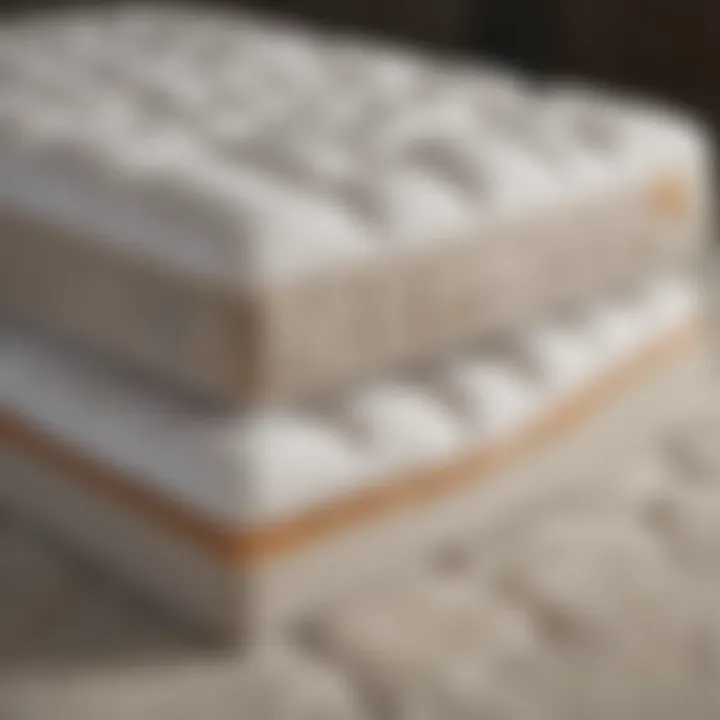 Comparison chart of mattress types based on heat retention and comfort