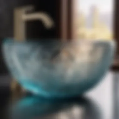 Glass Magic Artistic glass pedestal cover showcasing intricate designs