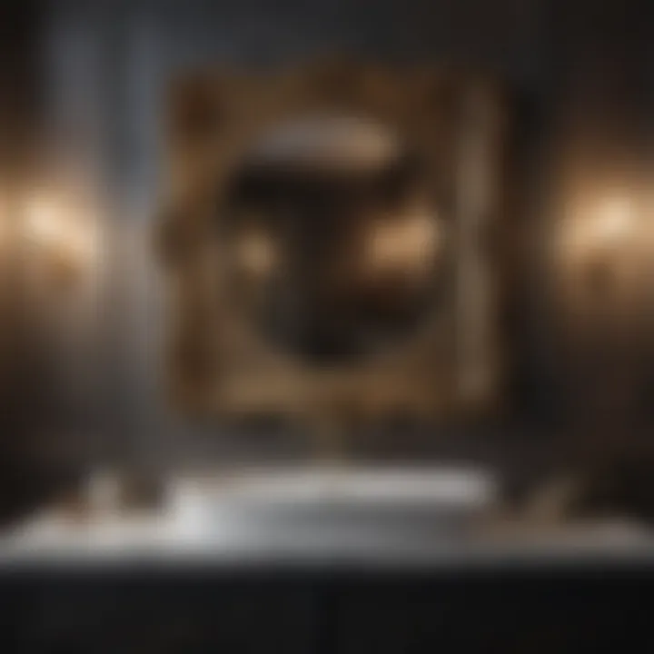 Artistic Wall Art with Musical Elements