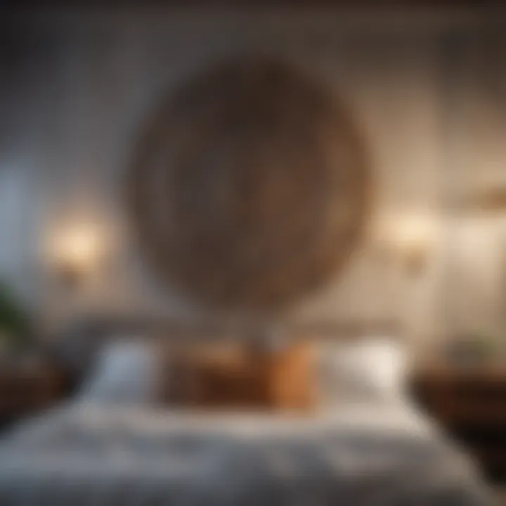 Creative Wall Ornaments Artistic Wall Decor in Stylish Bedroom