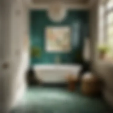 Revolutionary Techniques for Tile Painting Innovative application of Benjamin Moore Aura Bath and Spa Tile Paint