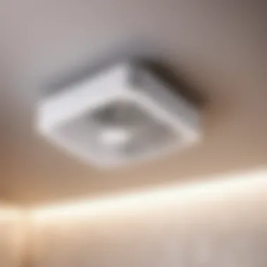 Efficient Auto Humidity Technology Auto Humidity Bathroom Fan in Action