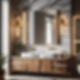 Exquisite Marble-Inspired Avanti Bathroom Set