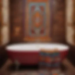 Exquisite Aztec Bath Towel Design