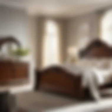 Masterful Artistry Detailed craftsmanship of a Babcock bedroom set