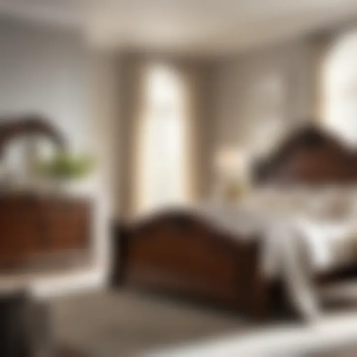 Masterful Artistry Detailed craftsmanship of a Babcock bedroom set