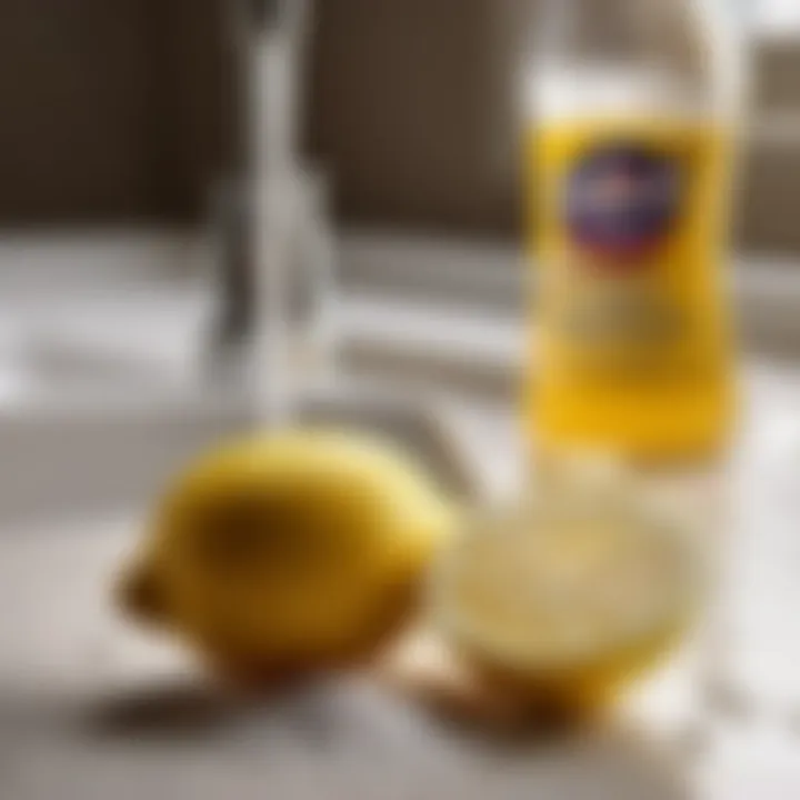 Baking Soda and Lemon Grout Cleaner Baking soda and lemon paste for natural grout cleaning