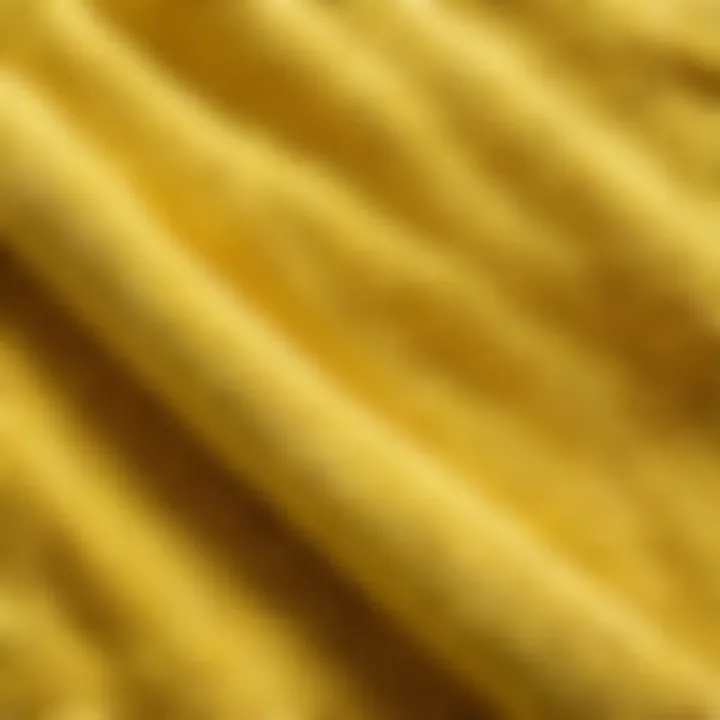 Bamboo Cotton Bath Towel Close-Up of Fabric Texture