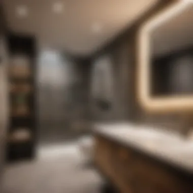 Basement Bathroom Layout Design