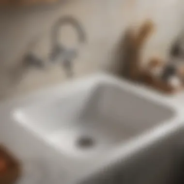 Installation Techniques for Basement Laundry Sinks Detailed view of installation techniques for a laundry sink