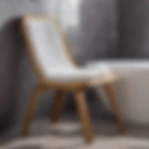 Elegant and Ergonomic Bath Shower Chair Stool