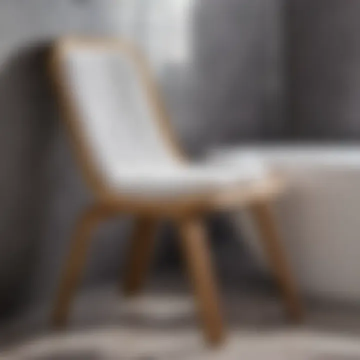 Elegant and Ergonomic Bath Shower Chair Stool