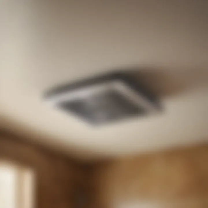 Professional installation of bathroom exhaust fan