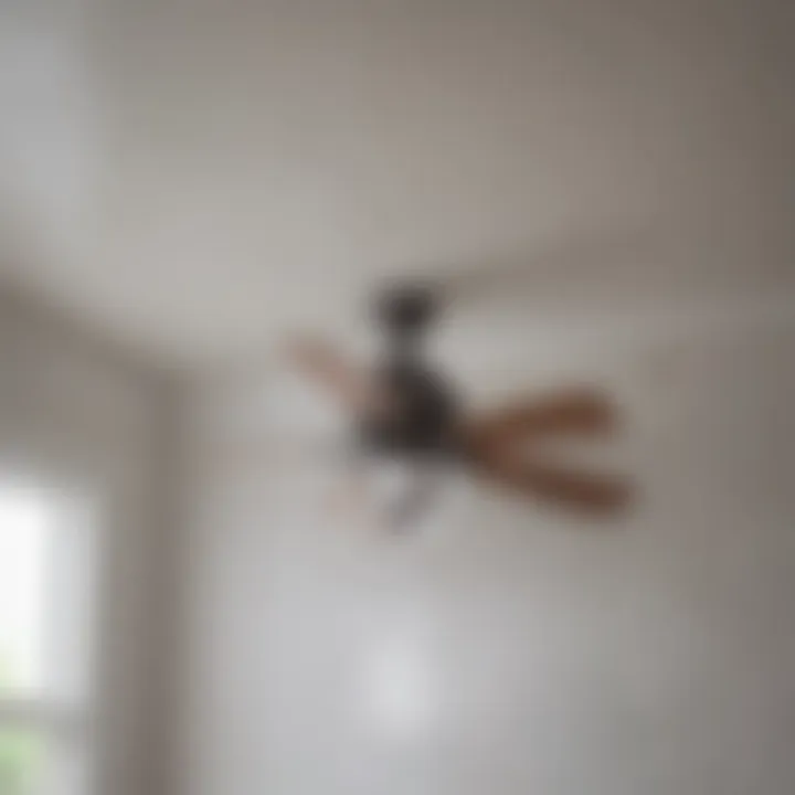 Illustration of bathroom fan removal
