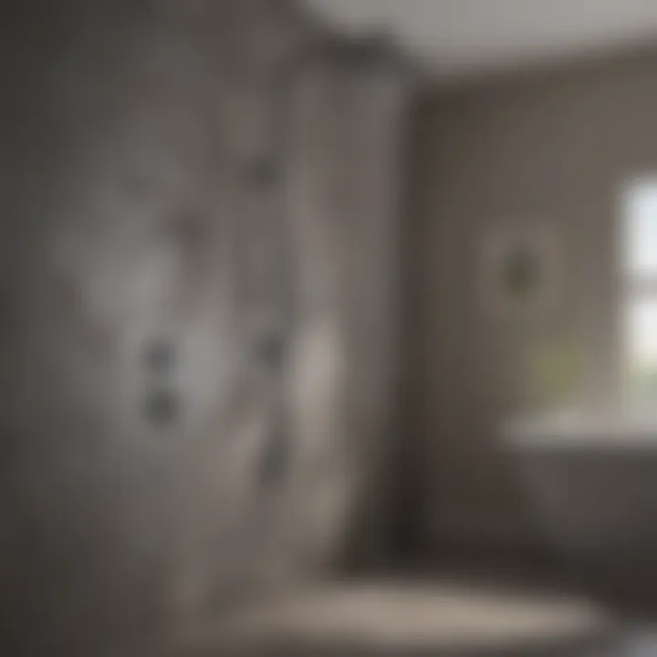 Luxurious shower system with rainfall showerhead
