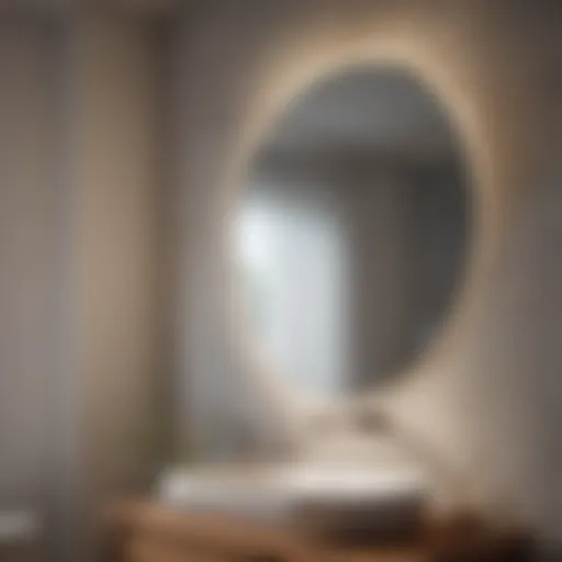Sophisticated Mirror-Lighting Design Elegant bathroom mirror with integrated lighting