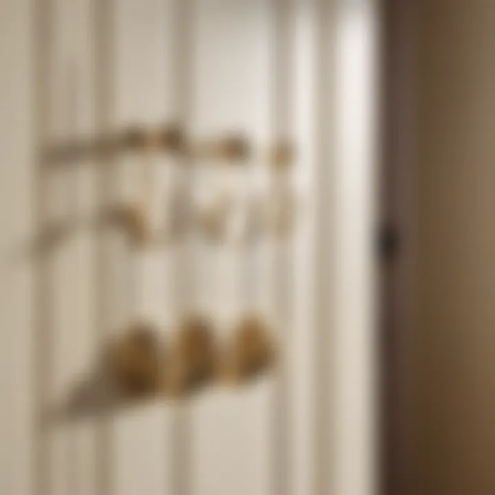 Over-the-Door Hooks Over-the-door hooks for bathroom organization