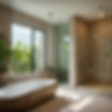 Tranquil Spa Atmosphere Spa-like atmosphere in a Naples bathroom remodel