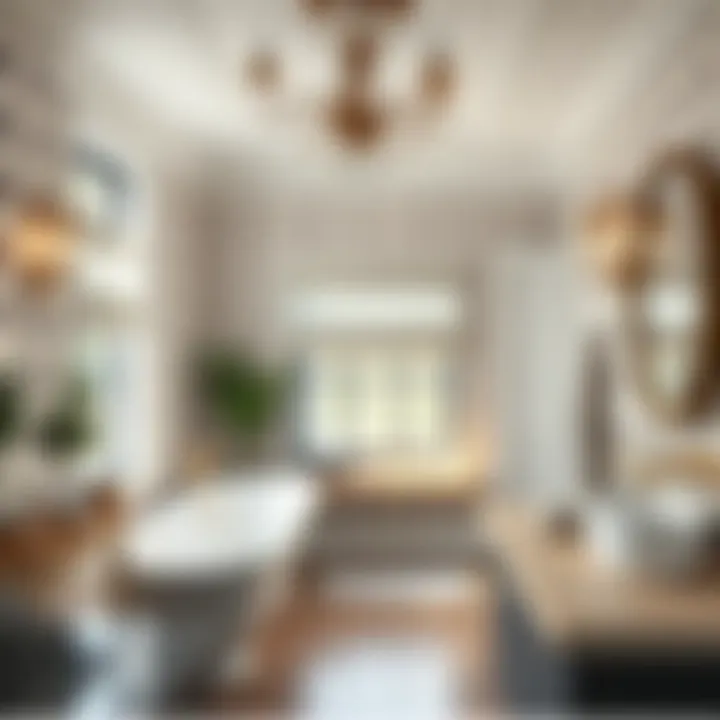 Budget planning for bathroom renovation with charts